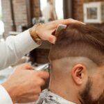 Barba perfilada con navaja